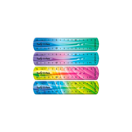 REGLA TWISTNFLEX DECOR 15CM BOLSA 1UND MAPED