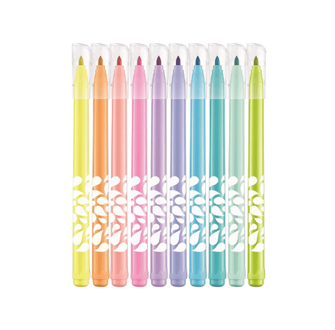 ROTULADORES COLOR PEPS 12 COLORES PASTELES MAPED