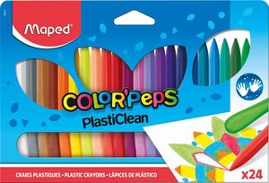 CERAS PLASTICLEAN COLOR'PEPS X24COLORES  MAPED