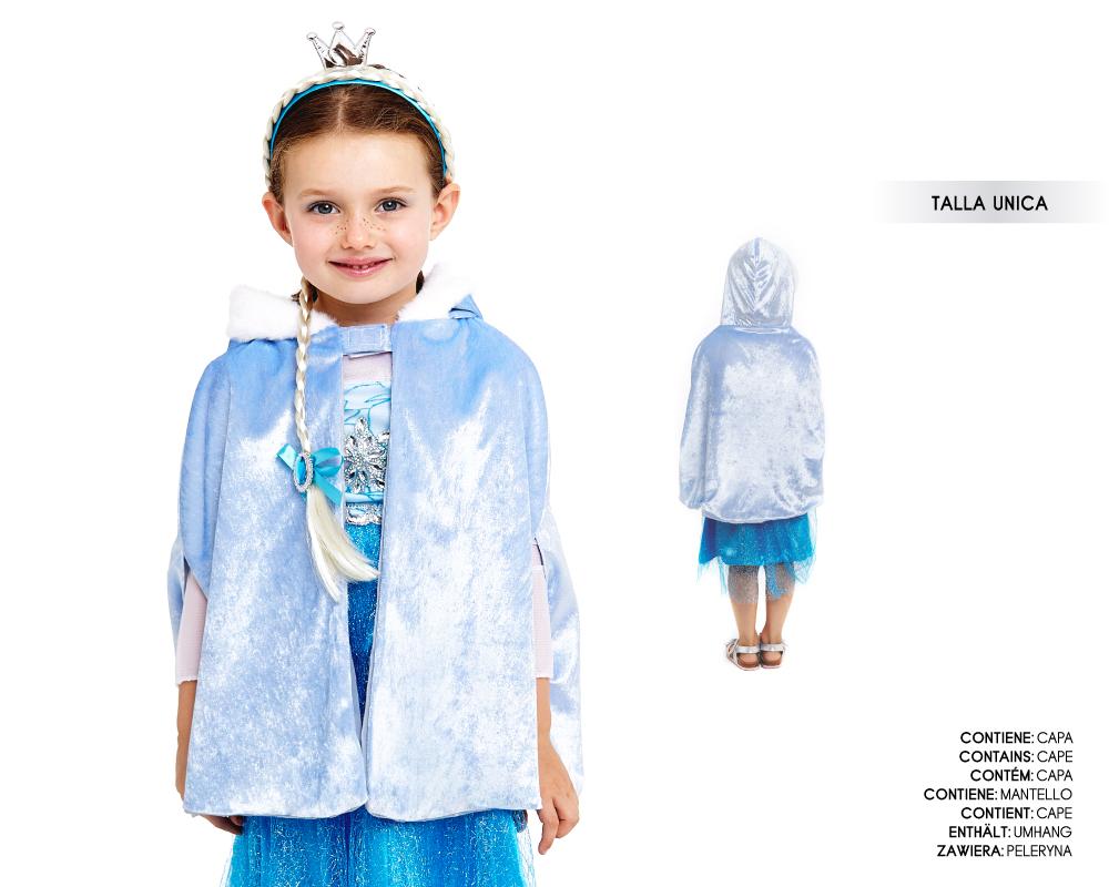 Capa de Princesa con Capucha para Disfraces