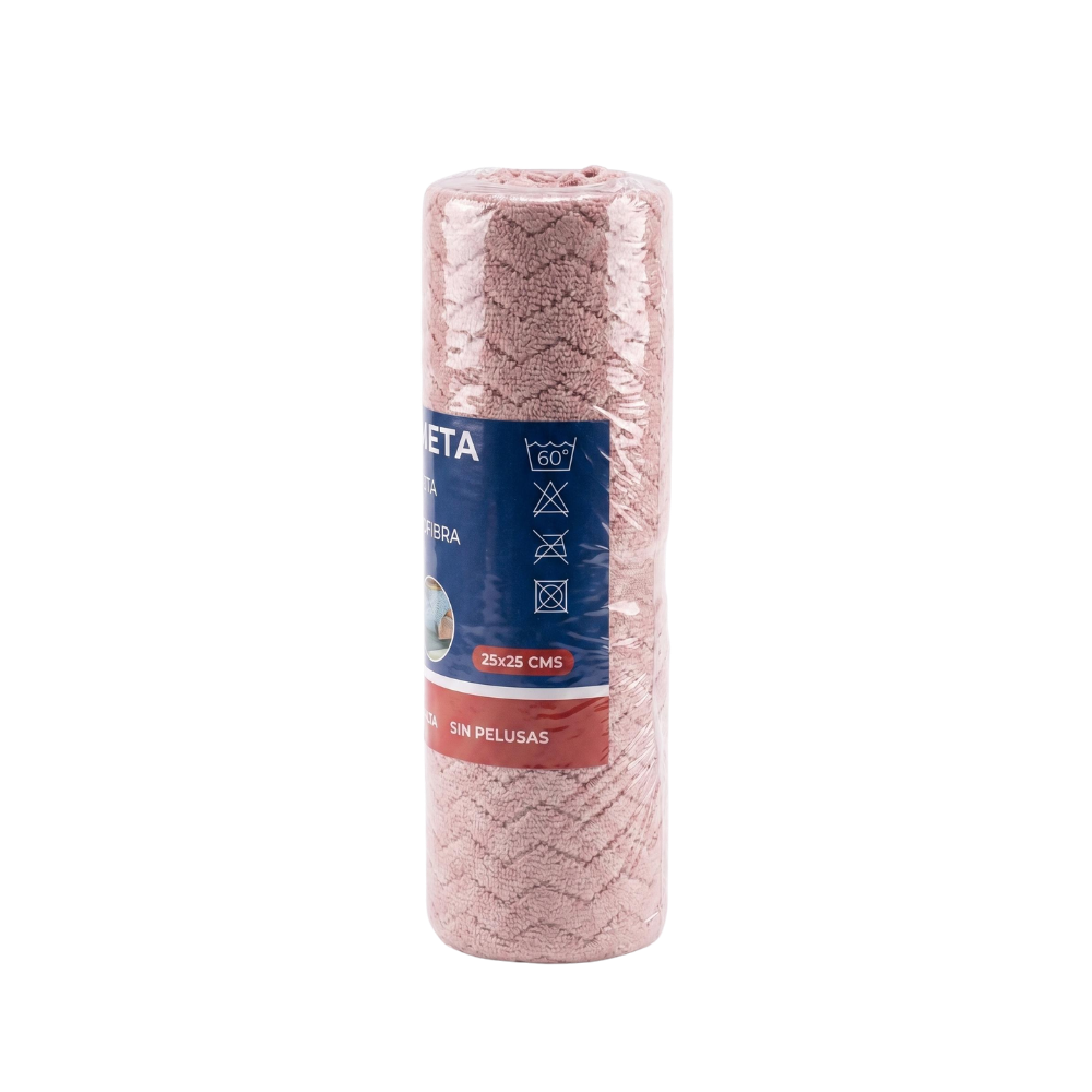 Rollo de Bayetas de Microfibra Multisuperficie - Pack Ahorro (20 uds)