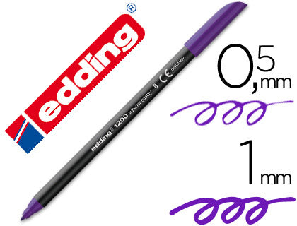 ROTULADOR 1200 VIOLETA 8 EDDING