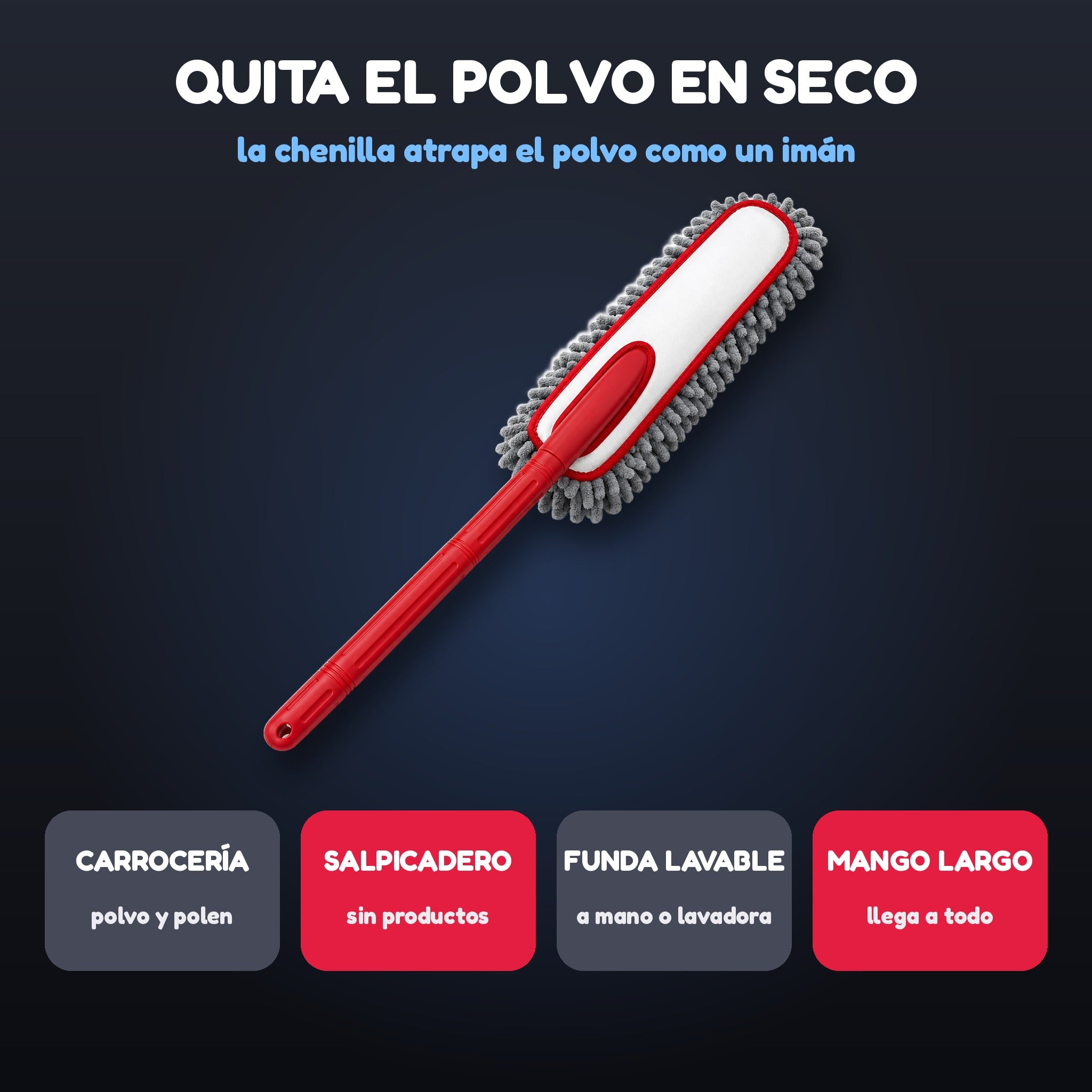 Usos del plumero de chenilla