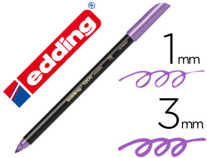 ROTULADOR 1200 VIOLETA METALICO 78 EDDING