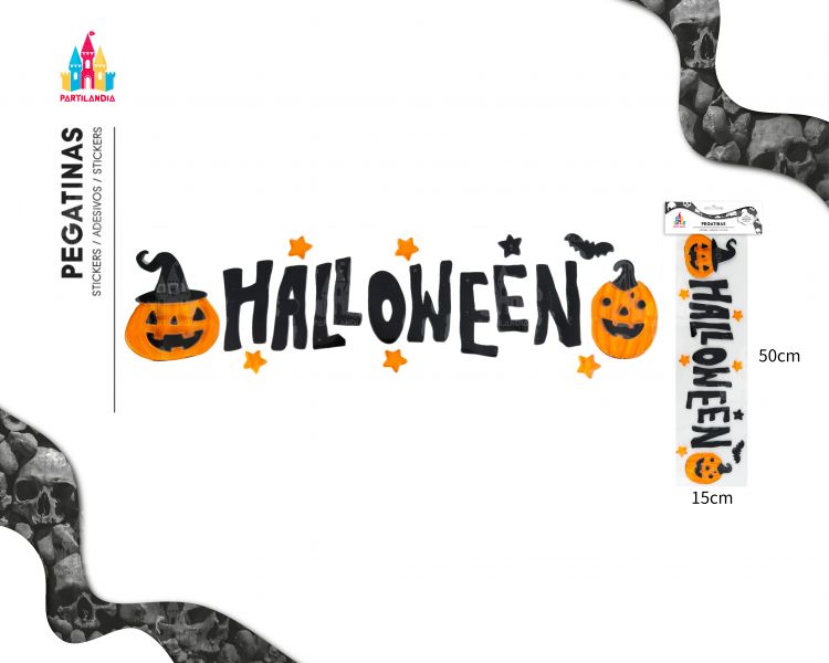 PEGATINAS DE GEL DE HALLOWEEN