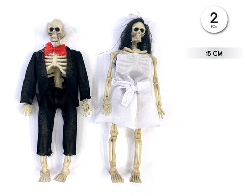 ESQUELETO PAREJA 15 CM