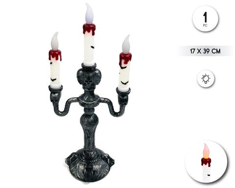 CANDELABRO LUZ LED HALLOWEEN