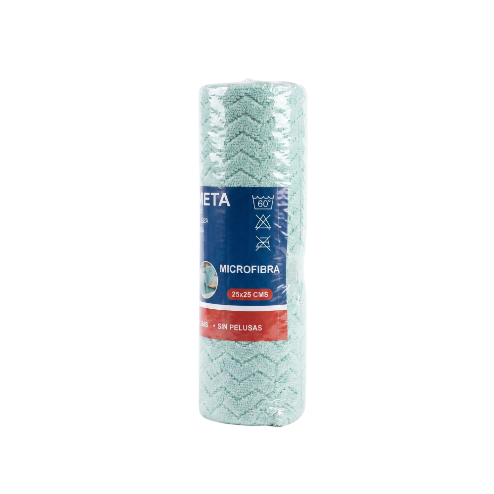 Rollo de Bayetas de Microfibra Multisuperficie - Pack Ahorro (20 uds)