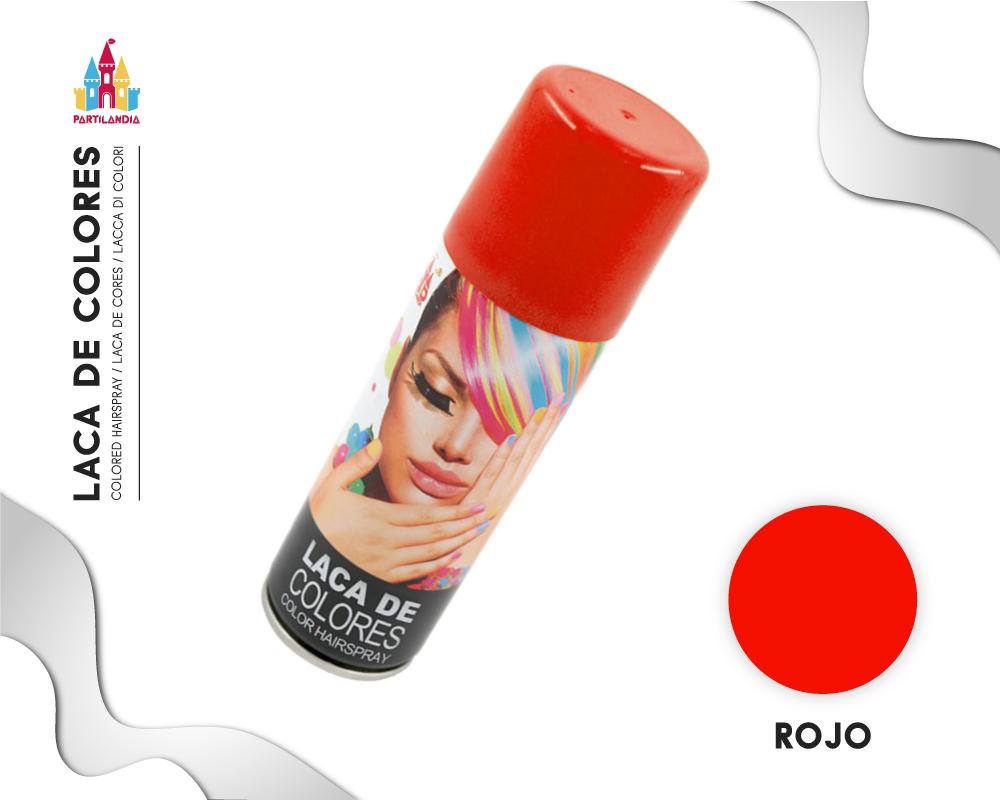 Laca de Pelo Roja - Color Fantasía para Disfraces y Carnaval