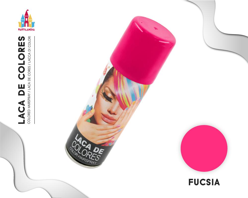 Laca Color Rosa para el Pelo - Disfraces y Carnaval