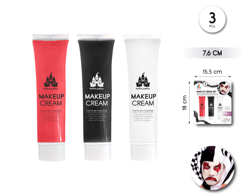 PACK MAQUILLAJE HALLOWEEN 3 COLORES