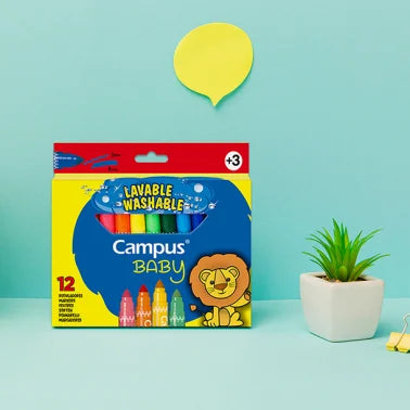 Rotuladores Campus Baby Jumbo 12 Colores