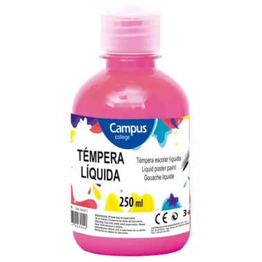 Témpera Campus College 250ml. Magenta