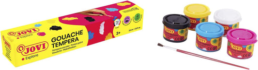 CAJA 5 TEMPERA JOVI 35ML+PINCEL