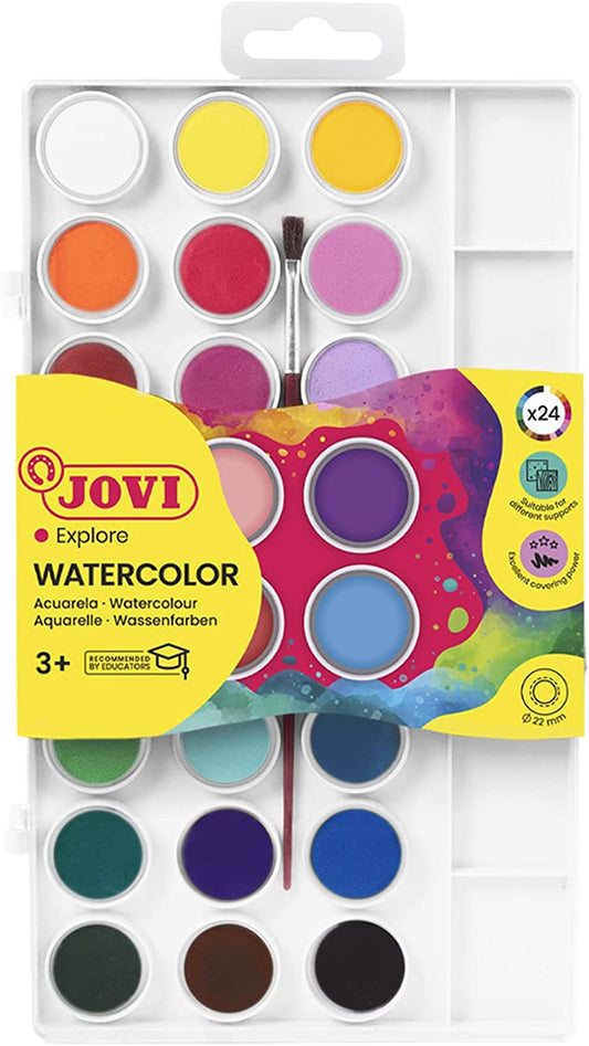 ACUARELA JOVI 18 PASTILLAS
