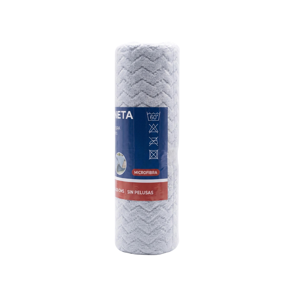 Rollo de Bayetas de Microfibra Multisuperficie - Pack Ahorro (20 uds)