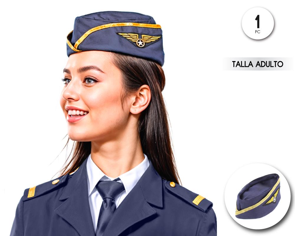 Gorra de Azafata Elegante para Disfraces