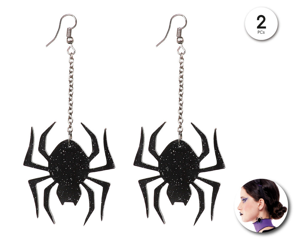 PENDIENTES DE ARANA DE BRILLO