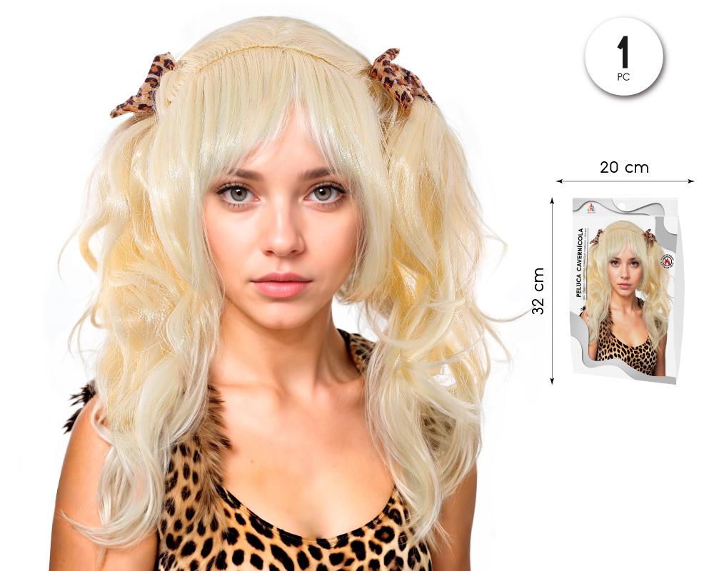 Peluca Cavernícola para Disfraz - Complemento Prehistórico
