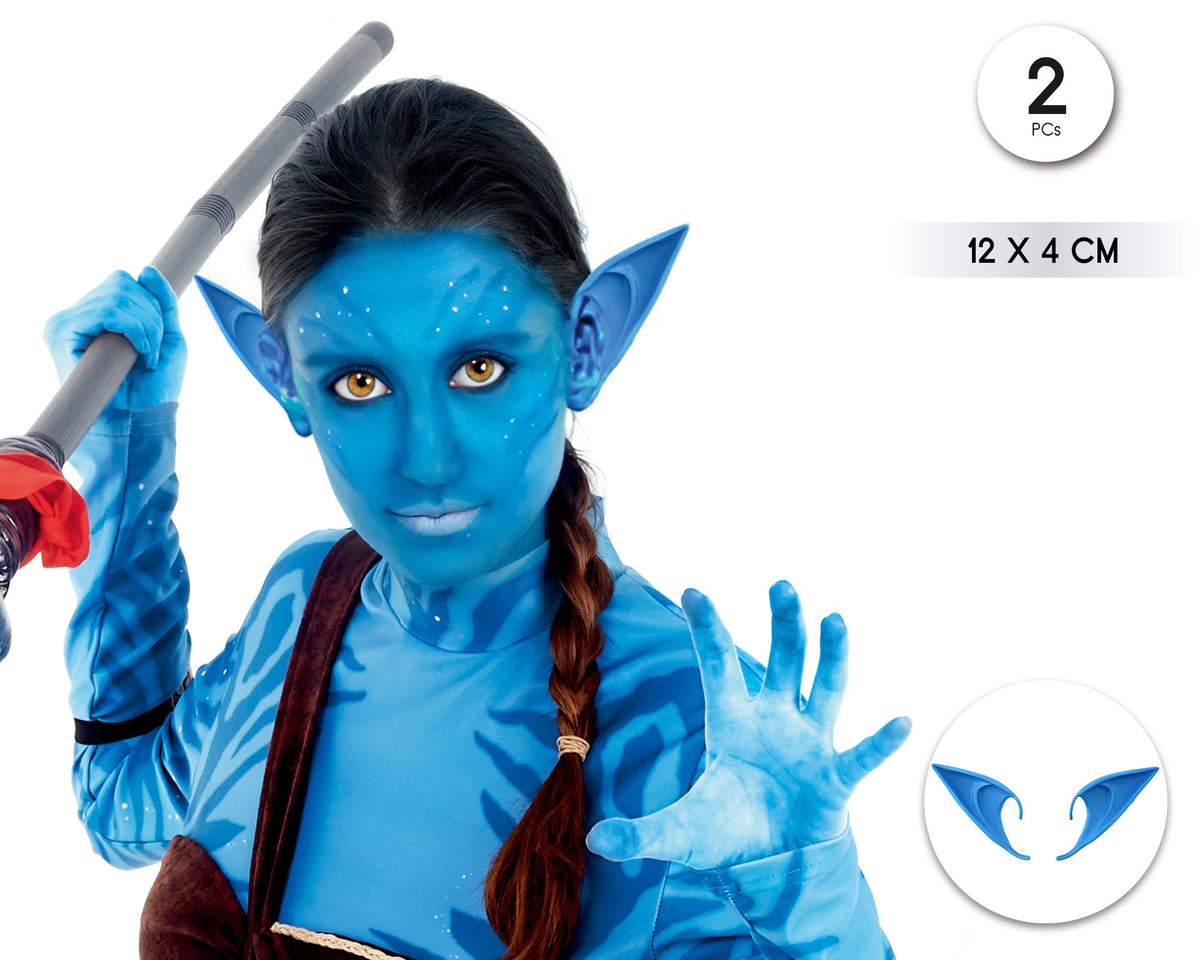 Orejas Azules Divertidas para Disfraz
