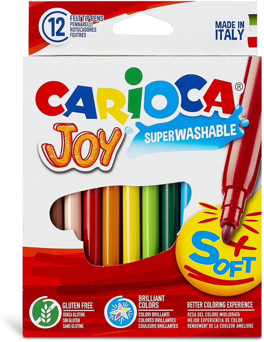 ROTULADOR 12 COLORES CARIOCA JOY