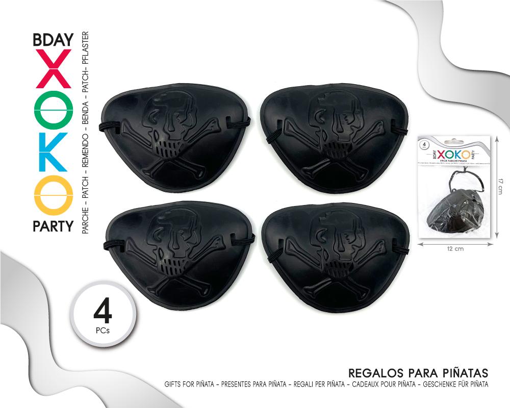 Parche Pirata Infantil - Pack de 4