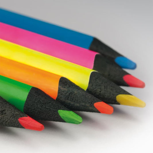 LAPICES X6 COLOR. TRIAN. FLUO MILAN 752306