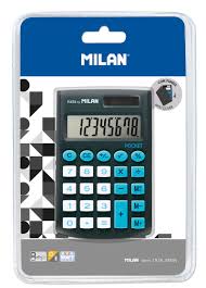 CALCULADORA NEGRA MILAN 150908KBL