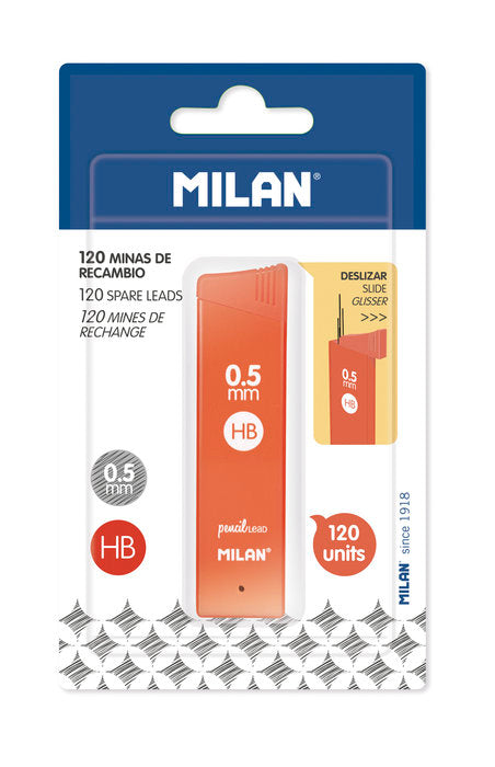 BLISTER 120 MINAS 0.5MM HB MILAN BWM10320