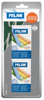 BLISTER 2 CAJAS TIZAS COLORES MILAN BWM9166