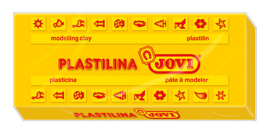 PLASTILINA JOVI MEDIANA 150G AMARILLO OSCURO