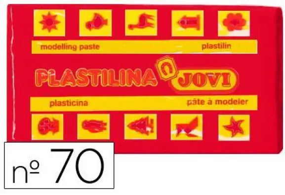 PLASTILINA JOVI PEQ 50G ROJA