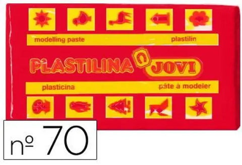 PLASTILINA JOVI PEQ 50G ROJA