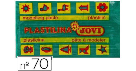 PLASTILINA JOVI PEQ 50G VERDE OSCURO