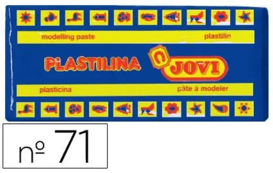 PLASTILINA JOVI MEDIANA 150G AZUL OSCURO