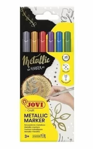 JOVIDECOR ESTUCHE 6 ROTULADOR METALICO