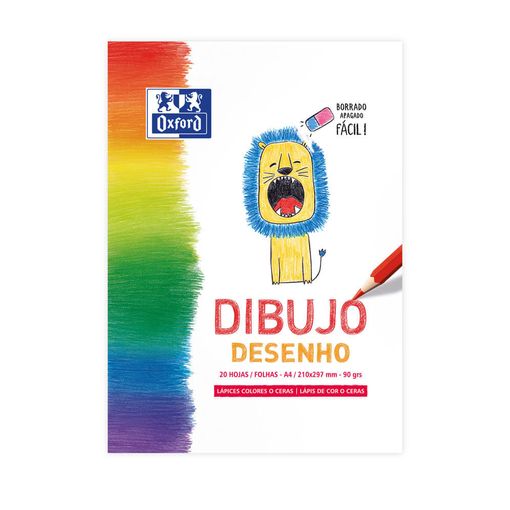 BLOC DIBUJO A4 KIDS 20H 90GR OXFORD 935