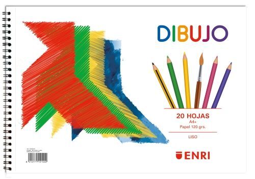 BLOC DIBUJO A4+ LISO 20H 120GR ENRI