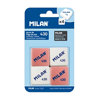 BLISTER 4 GOMAS MIGA DE PAN MILAN 430