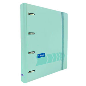 Carpeta Ringbook Campus University 4 Anillas + Recambio Pastel