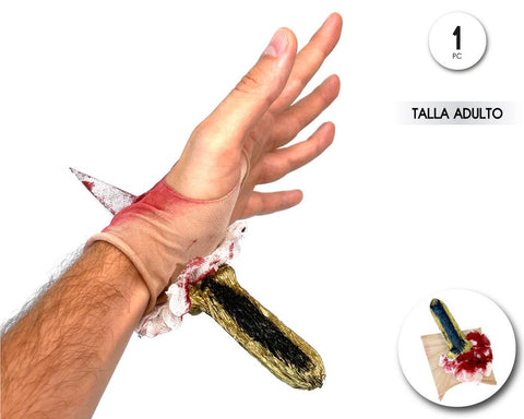 MANOPLA CON CUCHILLO 50271