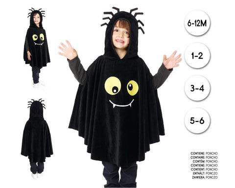 PONCHO SPIDER 6-12M