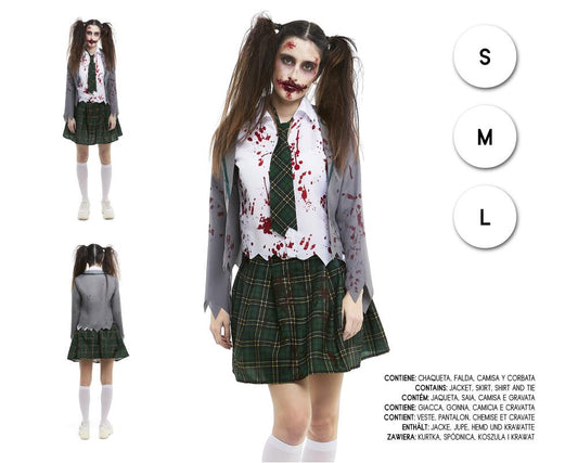 COLEGIALA ZOMBIE GRIS S