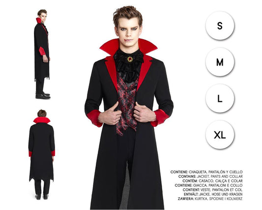VAMPIRO CHAQUETA NEGRA L