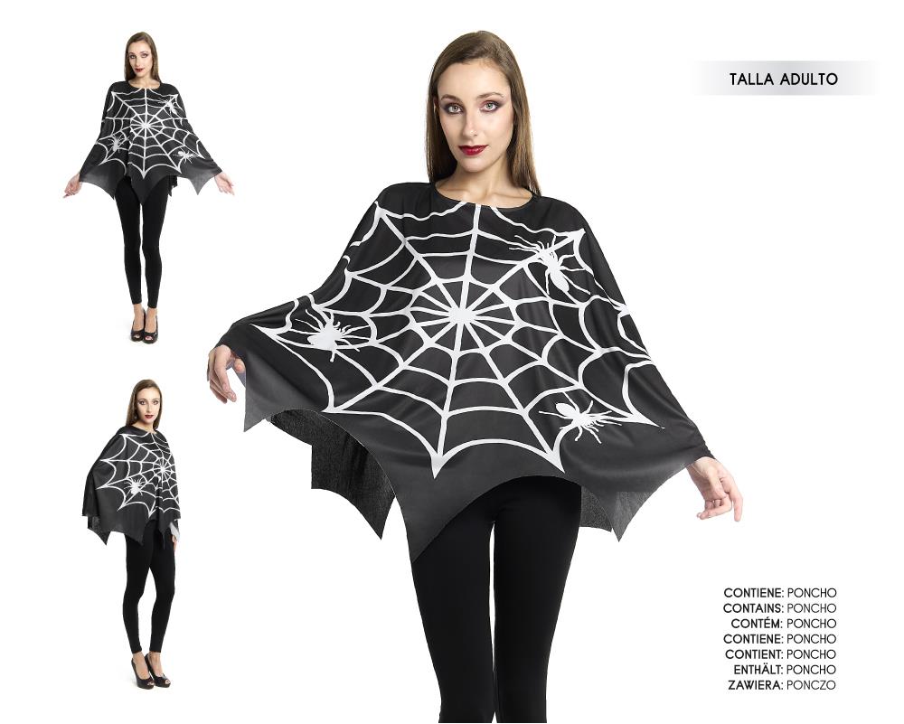 PONCHO TELARANA UNITALLA ADULTO