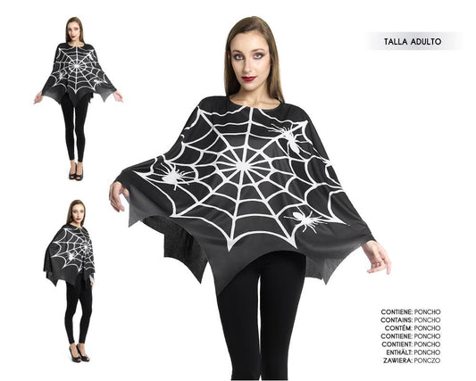 PONCHO TELARANA UNITALLA ADULTO