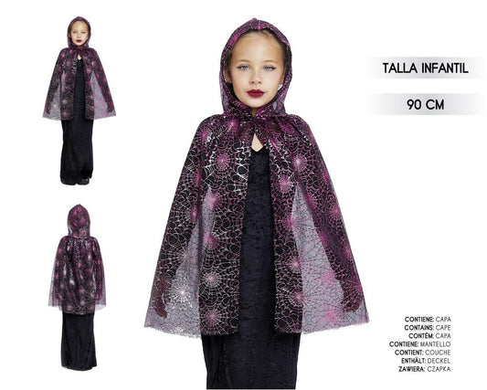 CAPA TELARANA LILA 90CM