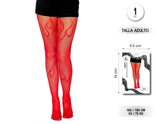 PANTY ROJO RED LLAMA