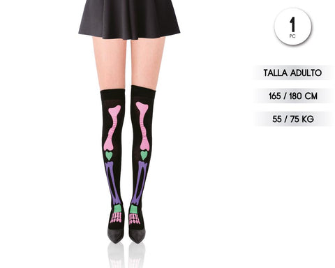 MEDIAS NG ESQUELETO ROSA