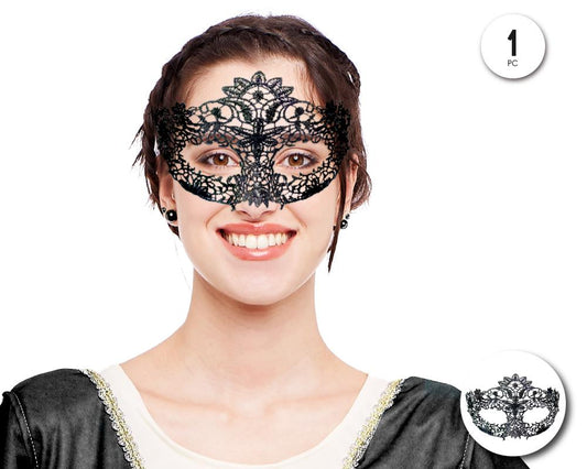 MASCARA DE ENCAJE FLORAL